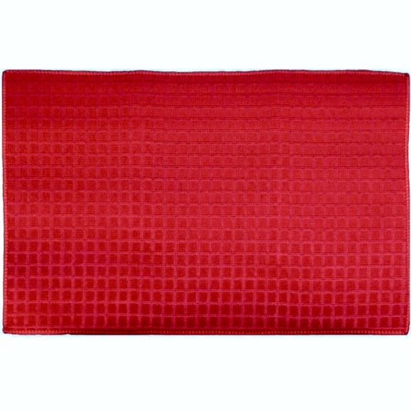 Home Collection Dish Drying Microfiber Mat 12’ X 18’ Red - Picture 2 of 3